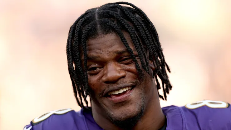 Lamar Jackson quarterback of the Baltimore Ravens