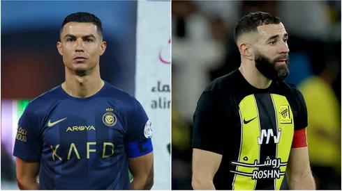 Cristiano Ronaldo (left) and Karim Benzema