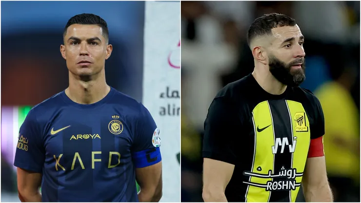 Cristiano Ronaldo (left) and Karim Benzema