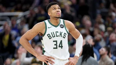 Giannis Antetokounmpo of the Milwaukee Bucks.