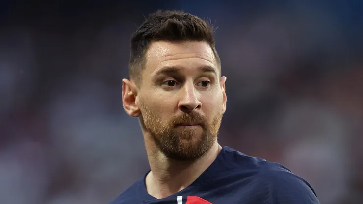 Lionel Messi with PSG