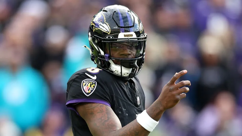 Lamar Jackson, quarterback of the Baltimore Ravens