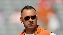 Head coach Steve Sarkisian of the Texas Longhorns