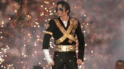 Michael Jackson performs during the Halftime show of the Super Bowl XXVII in 1993.