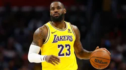 LeBron James of the Los Angeles Lakers