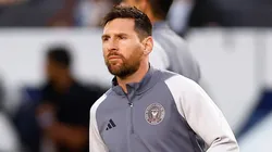 Lionel Messi #10 of Inter Miami CF warms-up prior to a game against the Los Angeles Galaxy at Dignity Health Sports Park on February 25, 2024 in Carson, California.