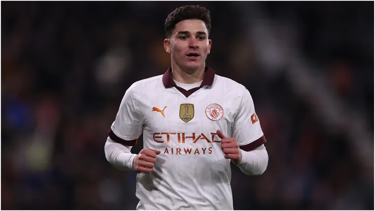 Julian Alvarez of Manchester City