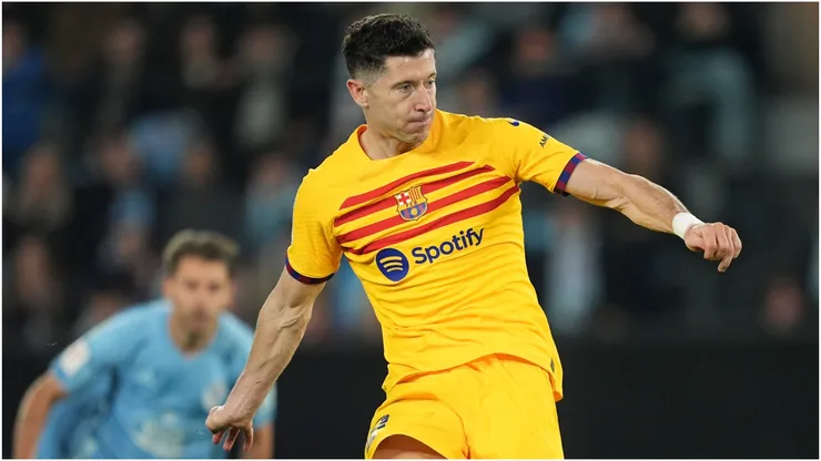 Robert Lewandowski of FC Barcelona