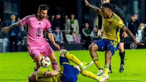 Andrew Brody took to social media to talk about the play in Inter Miami - RSL where Lionel Messi dribbled past him while the defender lay on the ground.