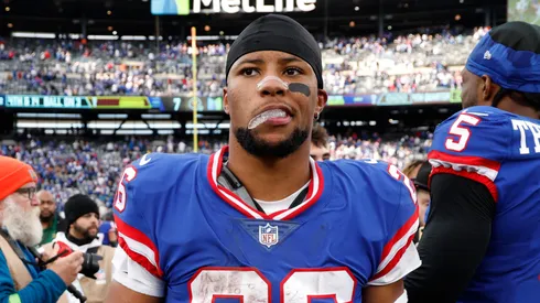 Saquon Barkley, running back of the New York Giants