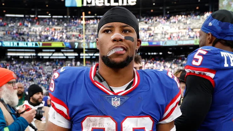 Saquon Barkley, running back of the New York Giants