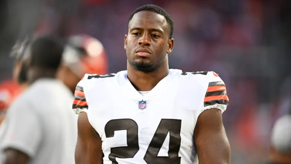 Nick Chubb, running back of the Cleveland Browns