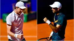 Nicolas Jarry (L) and Facundo Diaz Acosta (R)