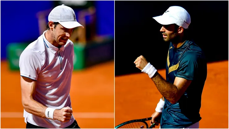 Nicolas Jarry (L) and Facundo Diaz Acosta (R)