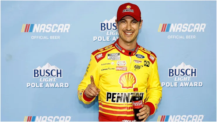Joey Logano winner of the Daytona 500 pole award
