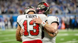 Baker Mayfield and Mike Evans, players of the Tampa Bay Buccaneers