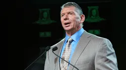 Vince McMahon attends the announcement of the First McMahon Million Dollar Mania Winners at the Hard Rock Cafe June 12, 2008 in New York City. (Photo by Will Ragozzino/Getty Images)