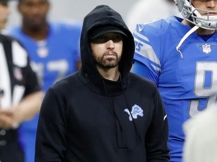 eminem football helmet x Detroit Lions All Grit T-Shirt Photo by DMT (@dmtalkies)
