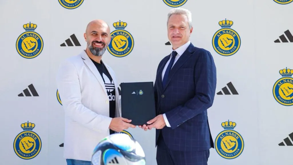 Adidas struck a deal with Al-Nasst to become their kit supplier next season.