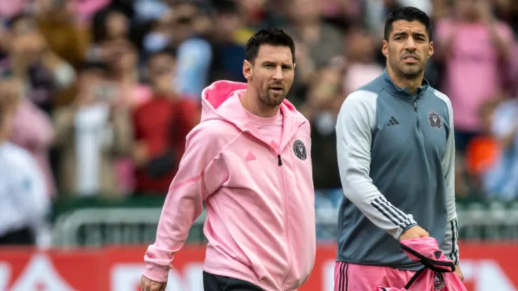 Luis Suarez and Lionel Messi