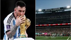 Lionel Messi and Metlife Stadium.