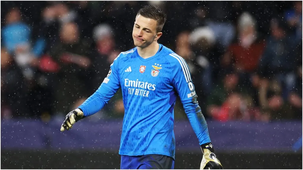 Anatoliy Trubin of SL Benfica – Adam Pretty/Getty Images