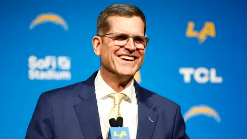 Jim Harbaugh, head coach of the Los Angeles Chargers