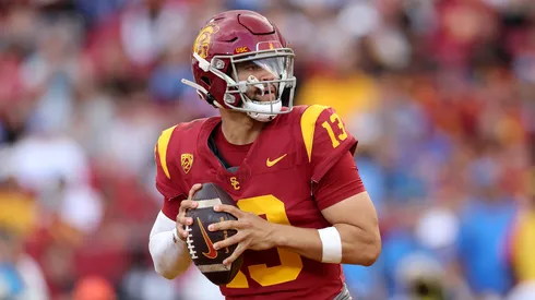 Caleb Williams, quarterback of the USC Trojans