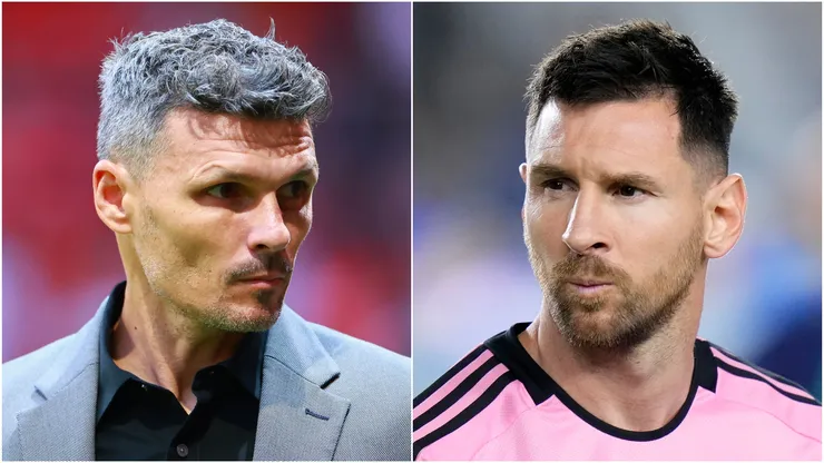 Fernando Ortiz and Lionel Messi