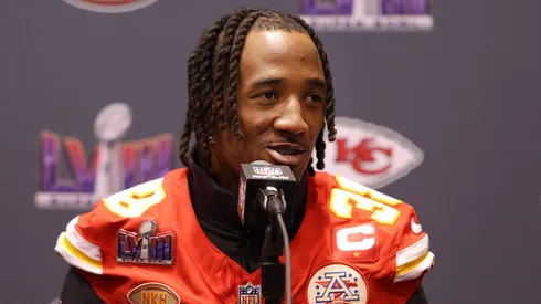L'Jarius Sneed with the Kansas City Chiefs