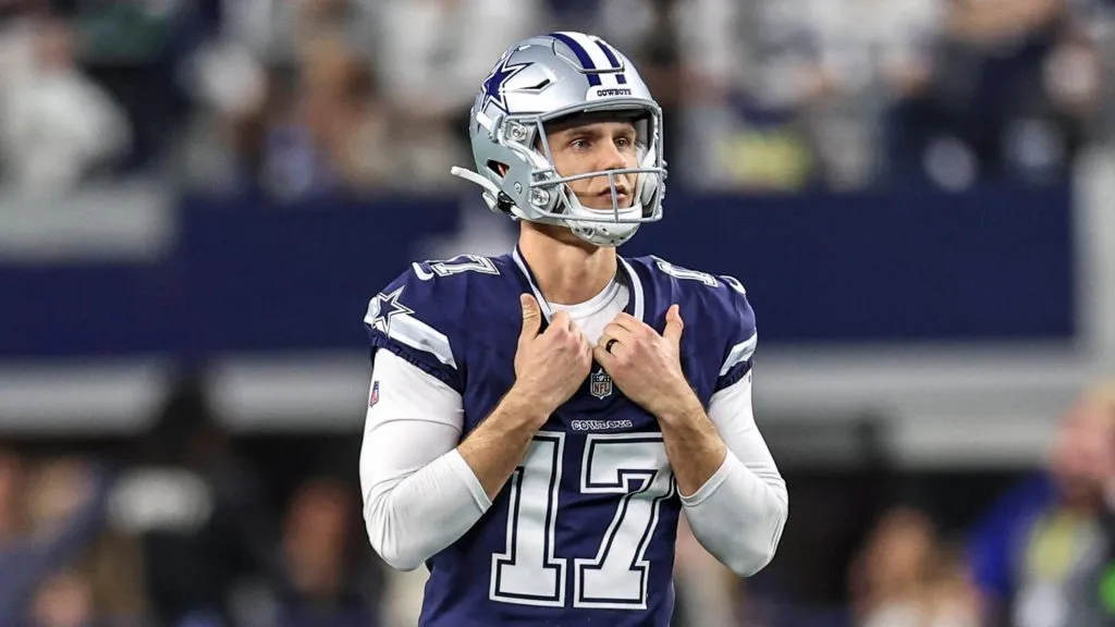 Brandon Aubrey, kicker of the Dallas Cowboys