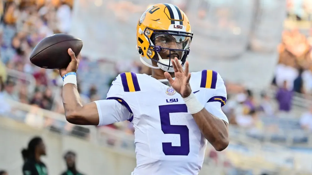 Jayden Daniels with LSU (Getty Images)