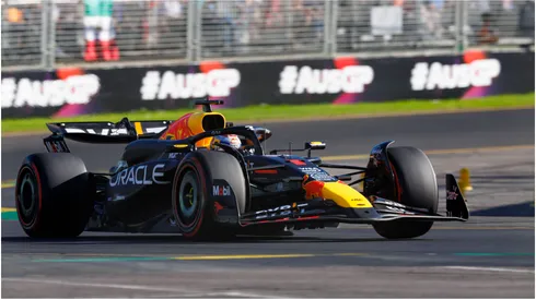 Max Verstappen during quailifying