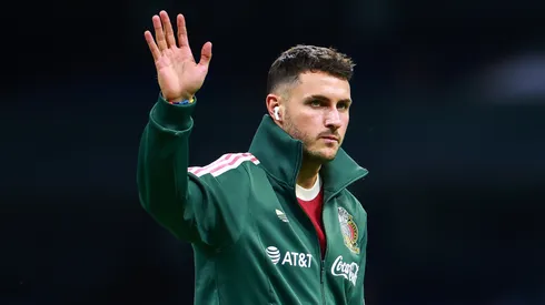 Santiago Gimenez with Mexico's national team