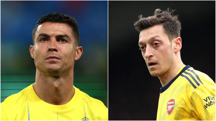 Cristiano Ronaldo and Mesut Özil