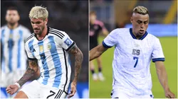 Rodrigo De Paul and Darwin Ceren.