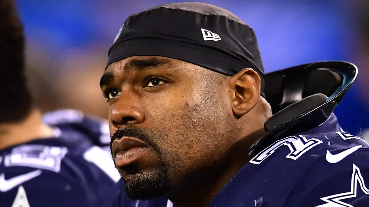 Tyron Smith with the Dallas Cowboys