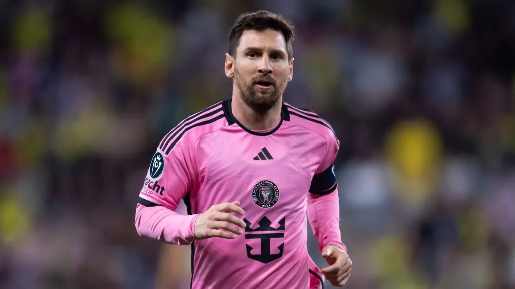 Lionel Messi in action in Nashville.