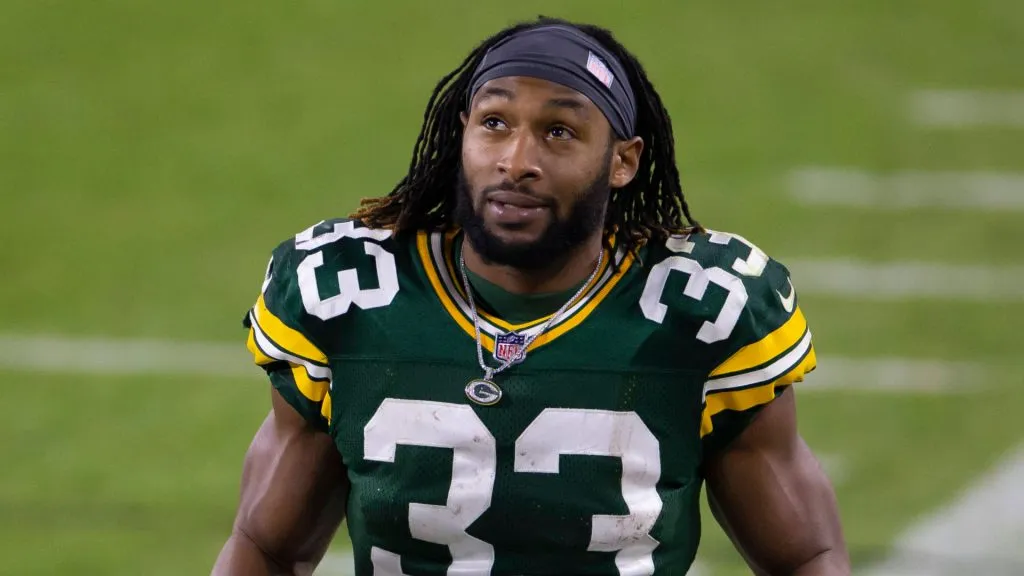 Aaron Jones, former running back of the Green Bay Packers