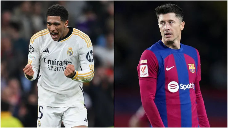 Jude Bellingham and Robert Lewandowski