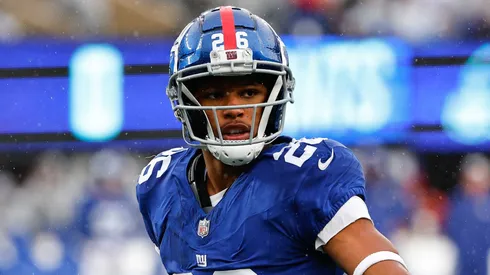 Saquon Barkley, running back of the New York Giants