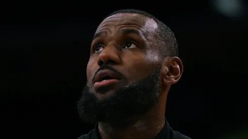 LeBron James of the Los Angeles Lakers