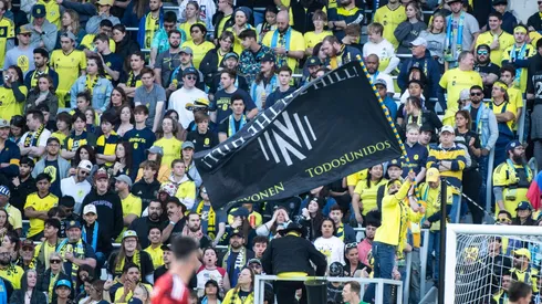 Nashville SC fan section during the MLS, Fussball Herren, USA game between Nashville SC and New York Red Bulls. Nashville USA