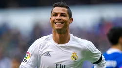 Cristiano Ronaldo of Real Madrid celebrates after scoring a goal during the La Liga match between RC Deportivo La Coruna and Real Madrid CF at Riazor Stadium on May 14, 2016 in La Coruna, Spain.