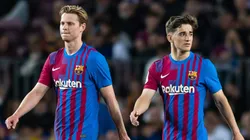 Frenkie de Jong (left) and Gavi.