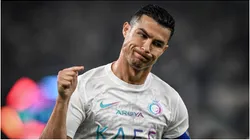 Cristiano Ronaldo of Al-Nassr celebrates after scoring