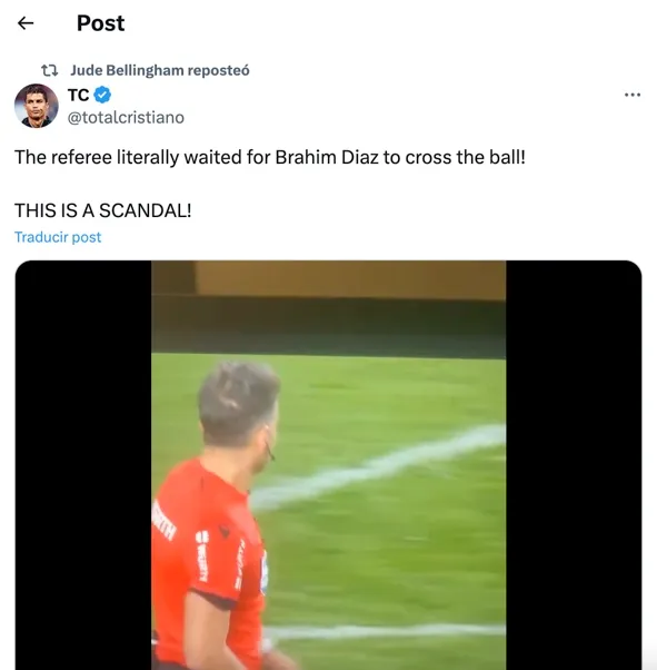 Jude Bellingham referee