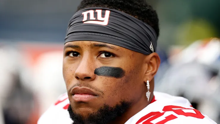 Saquon Barkley with the New York Giants