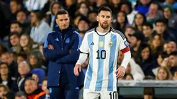 Messi and Scaloni