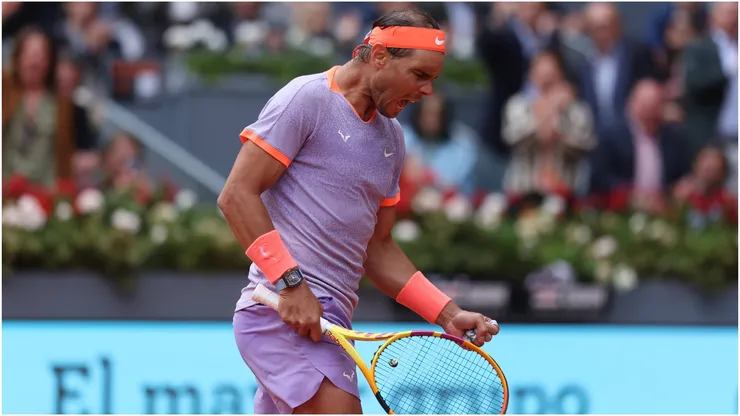 Rafael Nadal at the Madrid Open 2024